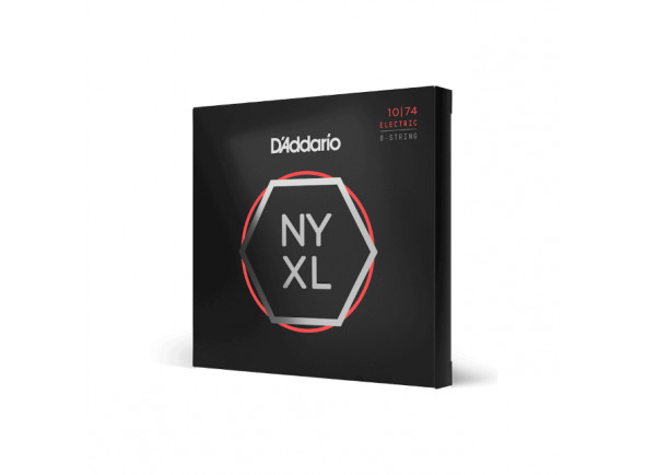 D'Addario NYXL1074 10-74 Light Top/Heavy Bottom 8-String, NYXL Electric Guitar Strings D'Addario NYXL1074 10-74 Light Top/Heavy Bottom 8-String, NYXL Electric Guitar Strings
